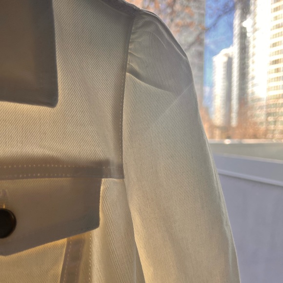 MONSOON UK White Denim Crop Cute Jacket - Picture 4 of 6